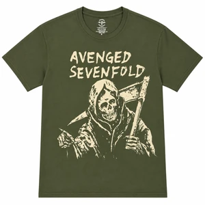 Avenged Sevenfold Unisex T-Shirt: Reaper (Khaki)