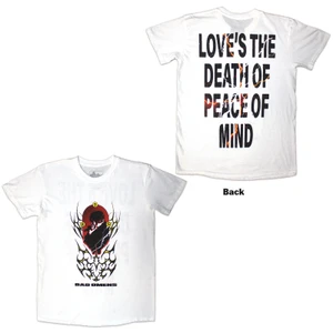 Bad Omens Unisex T-Shirt: The Death Of Peace Of Mind (White) (Back Print)