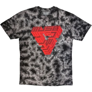 Muse Unisex T-Shirt: Tri Logo (Black) (Wash Collection)
