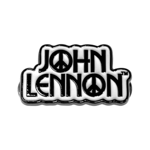 John Lennon Pin Badge: Peace Logo