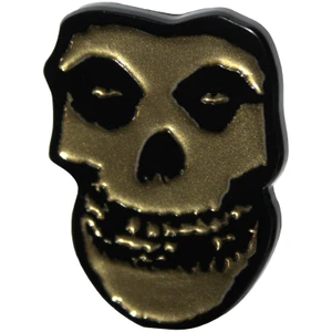 Misfits Pin Badge: Gold Fiend