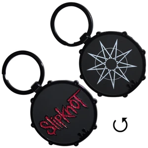 Slipknot Keychain: Red Logo/Nonogram