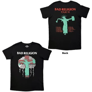 Bad Religion Unisex T-Shirt: Liberty '91 Tour (Black) (Back Print)