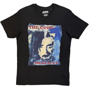 The Cure Unisex T-Shirt: Mixed Up Paint (Black)