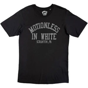 Motionless In White Unisex T-Shirt: Afraid Of The Dark (Black) (Back Print)