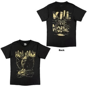 Papa Roach Unisex T-Shirt: Kill The Noise (Black) (Back Print)