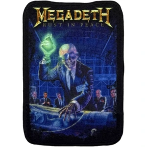 Megadeth Woven Patch: Rust In Peace