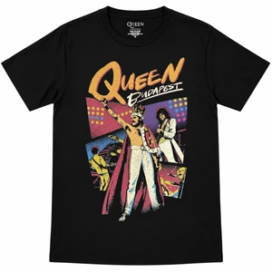 Queen Unisex T-Shirt: Budapest Pop Collage (Black)