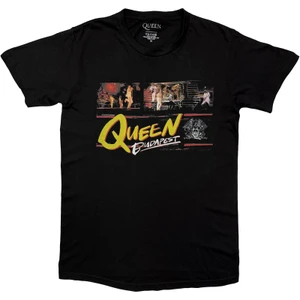 Queen Unisex T-Shirt: Budapest Stage (Black)
