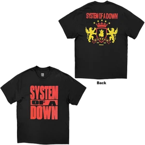 System Of A Down Unisex T-Shirt: Warsaw Event Tour '26 (Black) (Back Print)