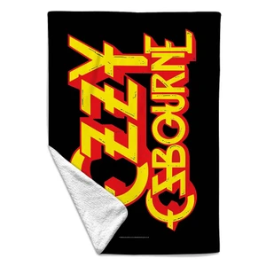 OzzyOsbourne_Logo Small Sherpa Fleece_Blanket