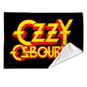 OzzyOsbourne_Logo Large Sherpa Fleece_Blanket