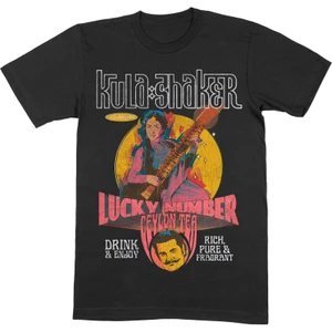 Kula Shaker Unisex T-Shirt: Lucky Number (Black)