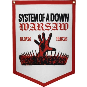 System Of A Down Unisex Pennant: Warsaw Event Tour '26 (Multicolour) (Ex-Tour)