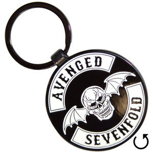 Avenged Sevenfold Keychain: Deathbat Crest (Double Sided) Avenged Sevenfold Keychain: Deathbat Crest (Double Sided)