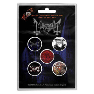 Mayhem Button Badge Pack: De Mysteriis Dom Sathanas Mayhem Button Badge Pack: De Mysteriis Dom Sathanas