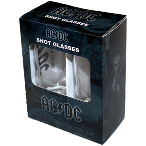 AC/DC Shot Glass Set: Have A Drink On Me AC/DC Shot Glass Set: Have A Drink On Me