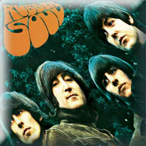 The Beatles Pin Badge: Rubber Soul Album The Beatles Pin Badge: Rubber Soul Album