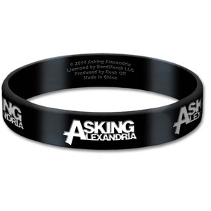 Asking Alexandria Gummy Wristband: Logo Asking Alexandria Gummy Wristband: Logo