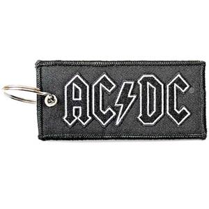 AC/DC Patch Keychain: Logo (Double Sided) AC/DC Patch Keychain: Logo (Double Sided)