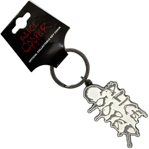 Alice Cooper Keychain: Dripping Logo Silver Alice Cooper Keychain: Dripping Logo Silver