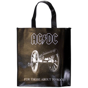AC/DC Eco Shopper: About To Rock (Black) (Back Print) AC/DC Eco Shopper: About To Rock (Black) (Back Print)