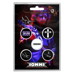 Tony Iommi Button Badge Pack: Iommi Tony Iommi Button Badge Pack: Iommi