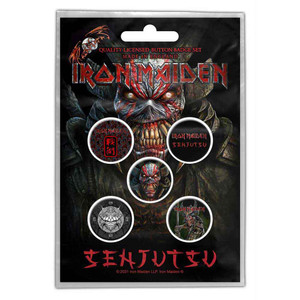 Iron Maiden Button Badge Pack: Senjutsu Iron Maiden Button Badge Pack: Senjutsu