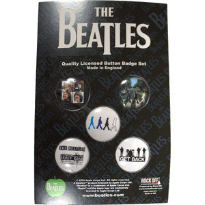 The Beatles Button Badge Pack: 1969-1970 The Beatles Button Badge Pack: 1969-1970