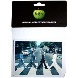 The Beatles Fridge Magnet: Abbey Road Embossed The Beatles Fridge Magnet: Abbey Road Embossed