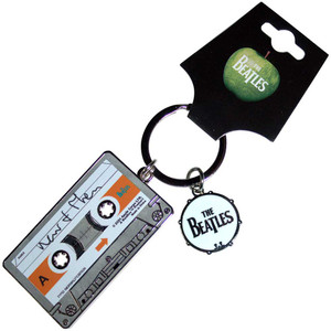 The Beatles Keychain: Now & Then Casette (Double Sided) The Beatles Keychain: Now & Then Casette (Double Sided)