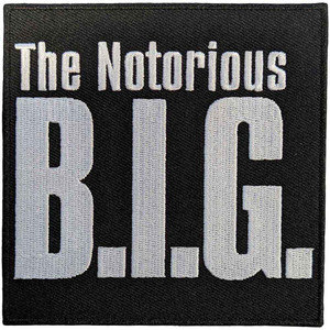Biggie Smalls Standard Patch: The Notorious Biggie Smalls Standard Patch: The Notorious