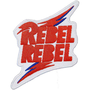 David Bowie Standard Patch: Rebel Rebel David Bowie Standard Patch: Rebel Rebel