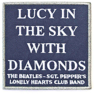 The Beatles Standard Patch: Lucy In The Sky with Diamonds The Beatles Standard Patch: Lucy In The Sky with Diamonds