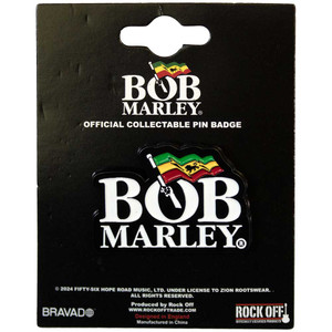 Bob Marley Pin Badge: Logo Bob Marley Pin Badge: Logo