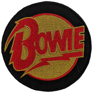 David Bowie Standard Patch: Diamond Dogs Logo Circle David Bowie Standard Patch: Diamond Dogs Logo Circle