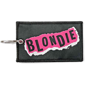 Blondie Patch Keychain: Punk Logo (Double Sided) Blondie Patch Keychain: Punk Logo (Double Sided)