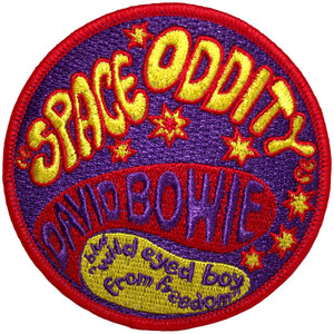 David Bowie Standard Patch: Space Oddity David Bowie Standard Patch: Space Oddity
