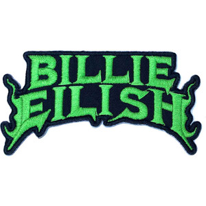 Billie Eilish Standard Patch: Flame Green (Green) Billie Eilish Standard Patch: Flame Green (Green)