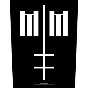 Marilyn Manson Back Patch: Cross Logo Marilyn Manson Back Patch: Cross Logo