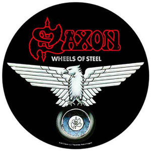Saxon Back Patch: Wheels of Steel Saxon Back Patch: Wheels of Steel