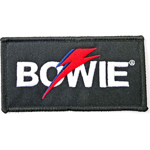 David Bowie Standard Patch: Flash Logo David Bowie Standard Patch: Flash Logo
