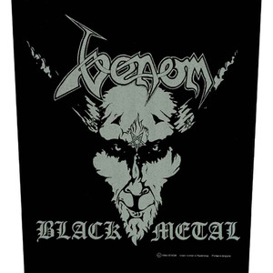 Venom Back Patch: Black Metal Venom Back Patch: Black Metal