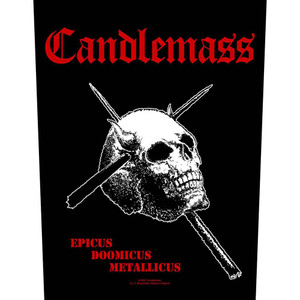 Candlemass Back Patch: Epicus Doomicus Metallicus Candlemass Back Patch: Epicus Doomicus Metallicus