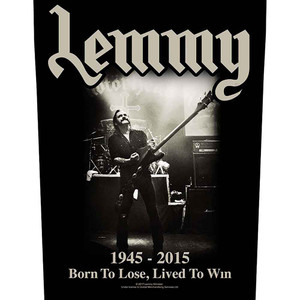 Lemmy Back Patch: Lived to Win Lemmy Back Patch: Lived to Win