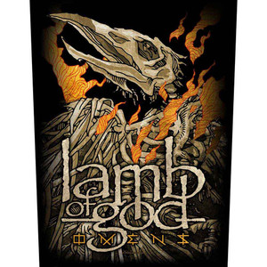 Lamb Of God Back Patch: Omens Lamb Of God Back Patch: Omens