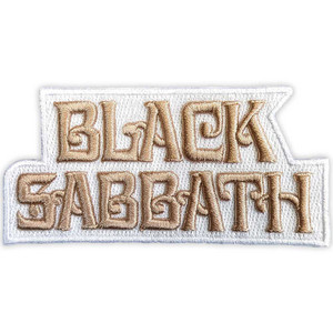 Black Sabbath Standard Patch: Text Logo Black Sabbath Standard Patch: Text Logo