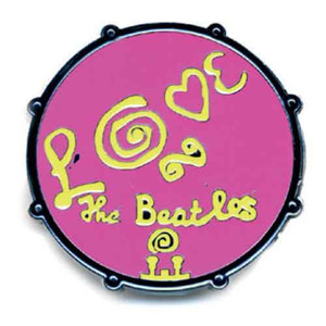 The Beatles Pin Badge: Drum Love (Pink) The Beatles Pin Badge: Drum Love (Pink)