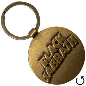 Black Sabbath Keychain: 3D Wavy Logo (Double Sided) Black Sabbath Keychain: 3D Wavy Logo (Double Sided)