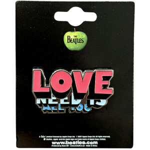 The Beatles Pin Badge: All You Need Is Love The Beatles Pin Badge: All You Need Is Love